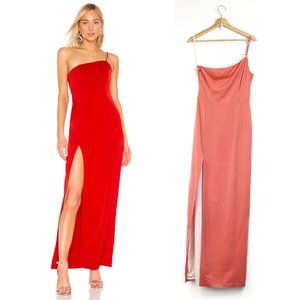 NBD Comtesse Gown One Shoulder Thigh Slit Gown S